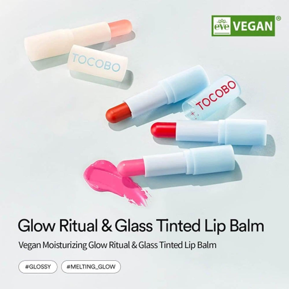 Tocobo Glass Tinted Lip Balm Better Pink Hydrating Lip Color 3.5g
