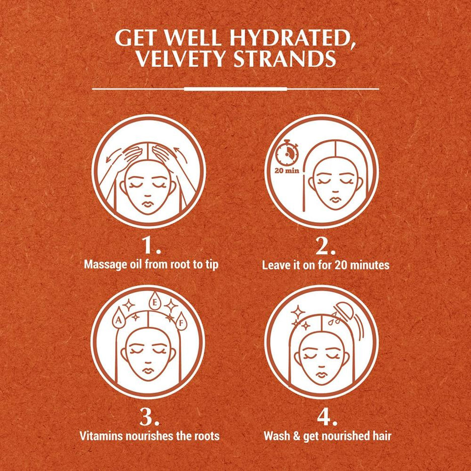 Vatika Argan Hair Oil Moisturizing & Softening Formula For Silky Hair 300ml