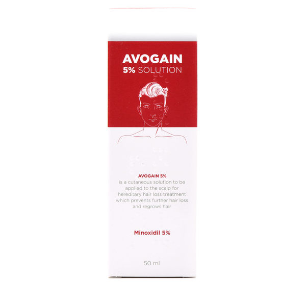 Hair Loss Solution Spray 5% Minoxidil Strength Avalon Avogen 50ml