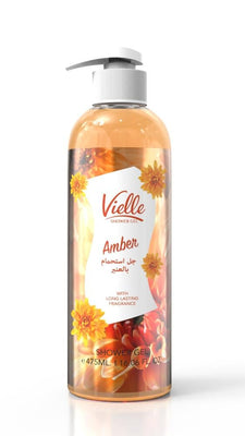 Vielle Shower Gel Amber - Relaxing & Refreshing Bath 475ML