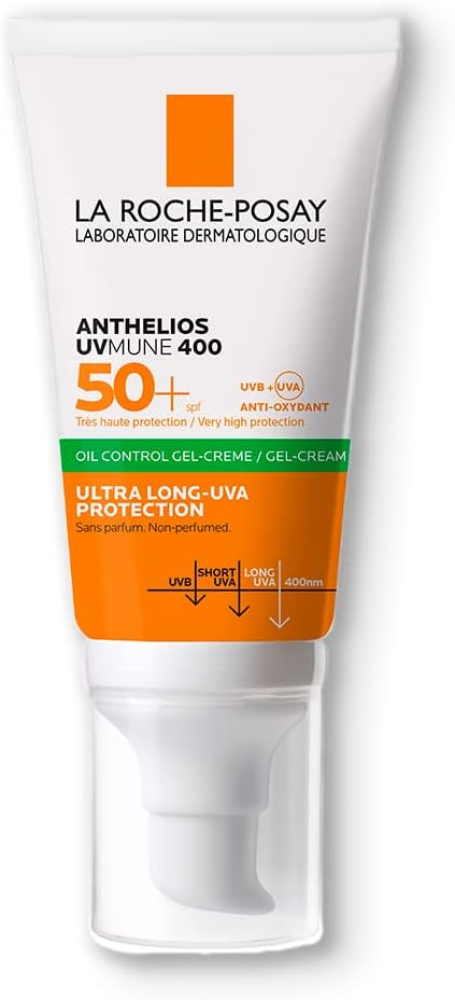 Anthelios Gel Cream Oil Control SPF 50+ Sunscreen La Roche Posay 50ml