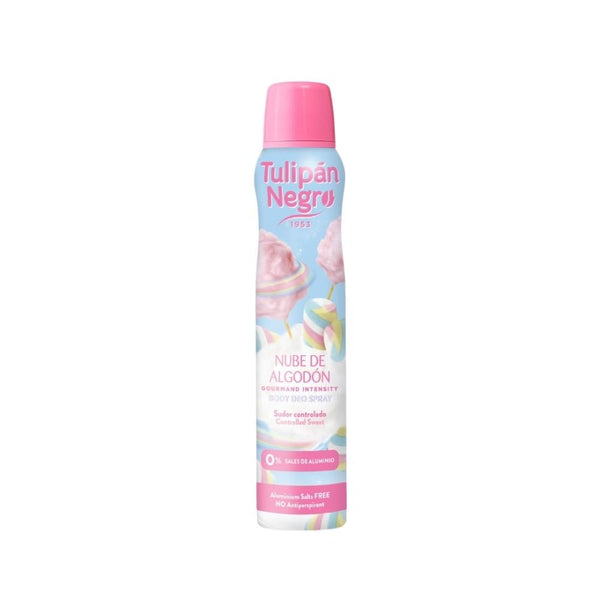 Cotton Cloud Scented Deodorant Spray Long-Lasting Protection Tulipan Negro 200ml