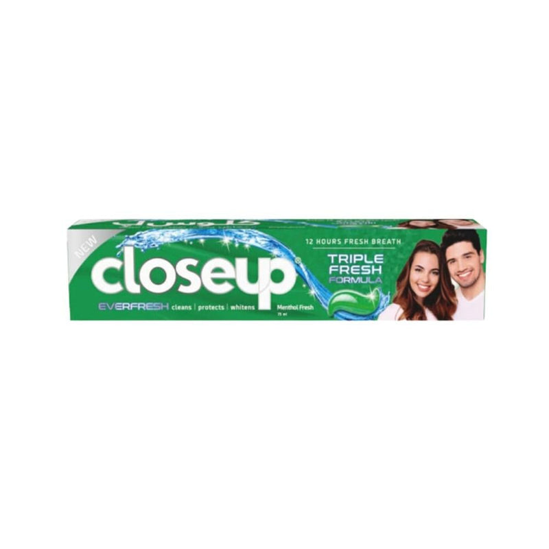 Green Mint Fresh Toothpaste Deep Cleaning Closeup 75ml