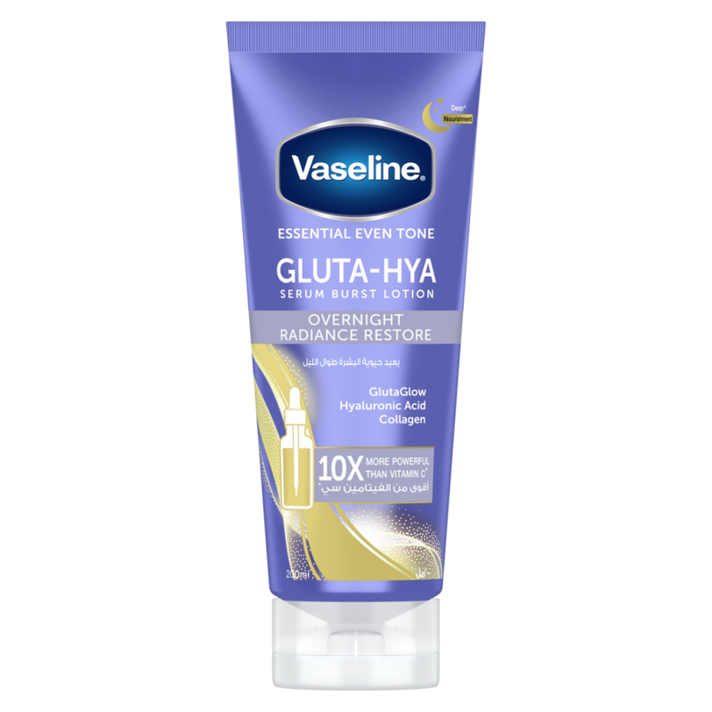 Vaseline Body Lotion Gluta Hya Overnight Radiance Hydrating Formula 200ml