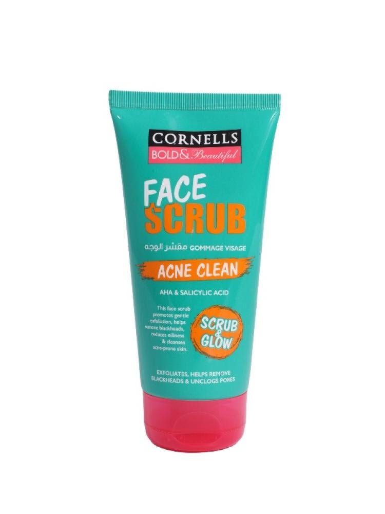 Cornells AHA & Salicylic Acid Facial Scrub - 150ml