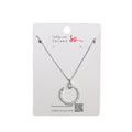 Necklace That Does Not Tarnish Gold Pendant Model C-103