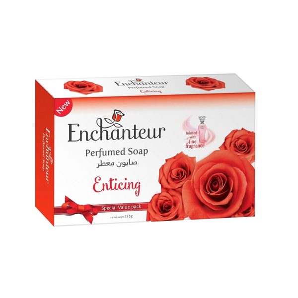 Best Luxury Bar Soap Perfumed Gentle Cleansing Feminine Scent Enchanteur 125g