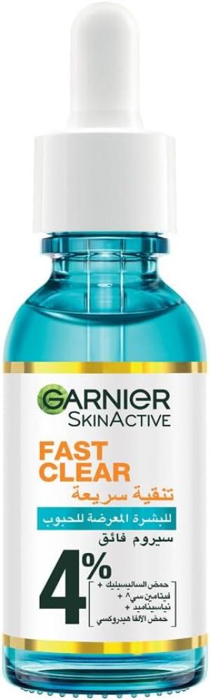 Garnier Vitamin C Serum Salicylic Acid Booster Fast Clear Garnier 30ml