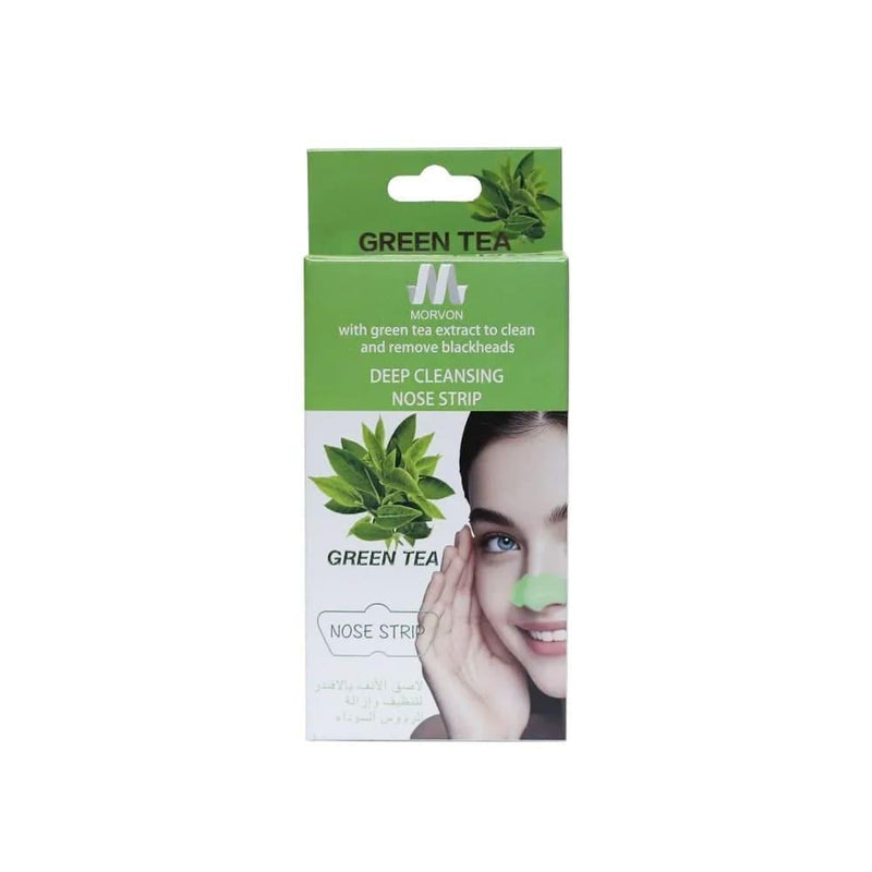 Blackhead Nose Strips Green Tea Pore Cleansing Morvon 10 Strips