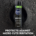 Nivea Deep Shave Gel with Black Carbon & Ultra Glide Technology, 200ml