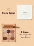 Nude Eyeshadow Palette Jazzy Jigsaw Matte & Shimmer SHEGLAM 12g