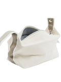 Salon System Multi-Use Bag White Canvas Beige Stripe