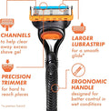 Best Gillette Razor Fusion5 Men's Handle with 2 Blade Refills