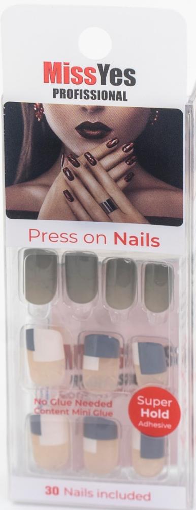 Artificial Nails Full Set GD11 Press-On Style Miss Yes 24 Pieces
