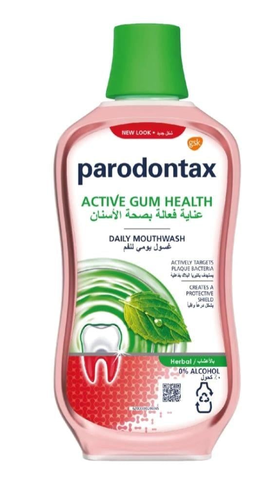 Mouthwash for Gum Health Daily Herbal Protection Parodontax 500ml