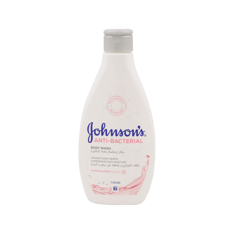 Antibacterial Body Wash Almond Blossom Cleansing Gentle Johnson's 250ml