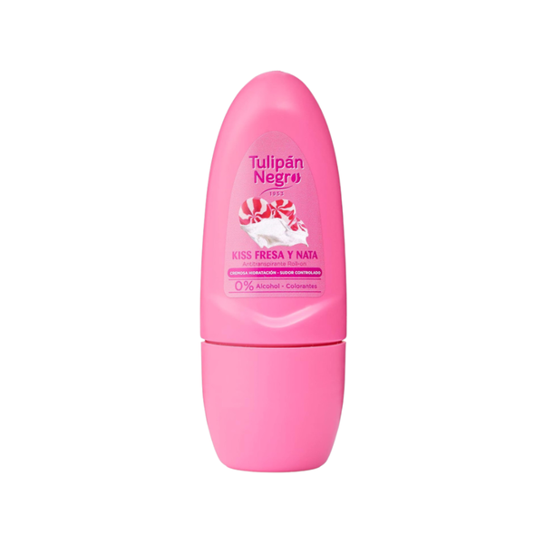 Tulip Negro Strawberry & Cream Roll-On Antiperspirant Deodorant 50ml