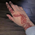 Henna Paste for Hair Color Burgundy Body Art Design Saif Koni