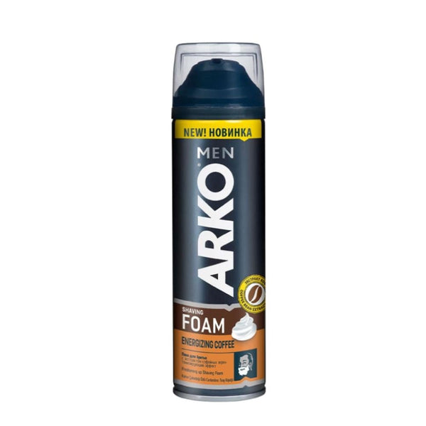 Coffee Shaving Foam Moisturizing Anti-Irritation Formula Arko 200ml