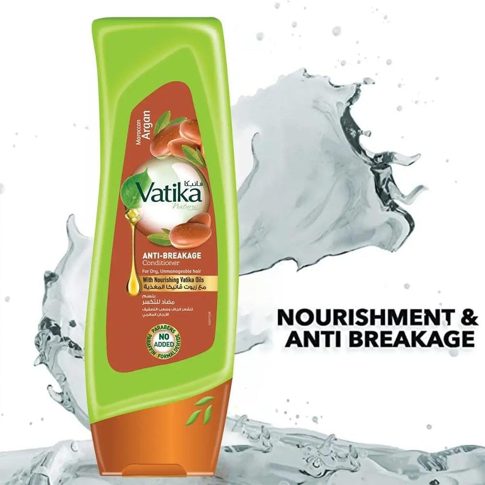 Vatika Argan Conditioner Moisturizing & Softening Anti-Breakage Hair Treatment 400ml