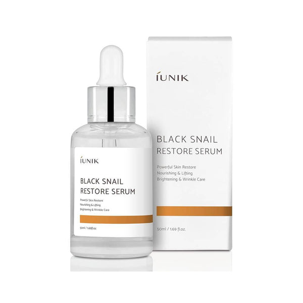 Face Serum Black Snail Restore Snail Secretion iUNIK 50ml