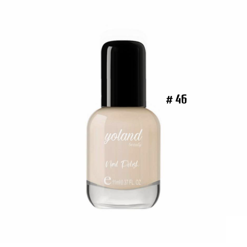 Yolande Beauty Nail Polish 46 Quick-Dry, Glossy Finish