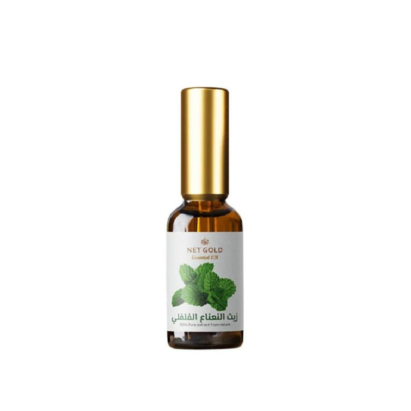 Peppermint Essential Oil Muscle Relief Natural Menthol Net Gold 40ml