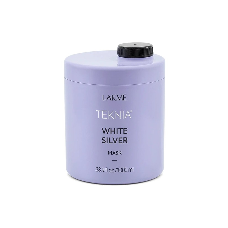 Lakme Teknia White Silver Hair Mask for Violet Pigment & Yellow Neutralization, 1000ml