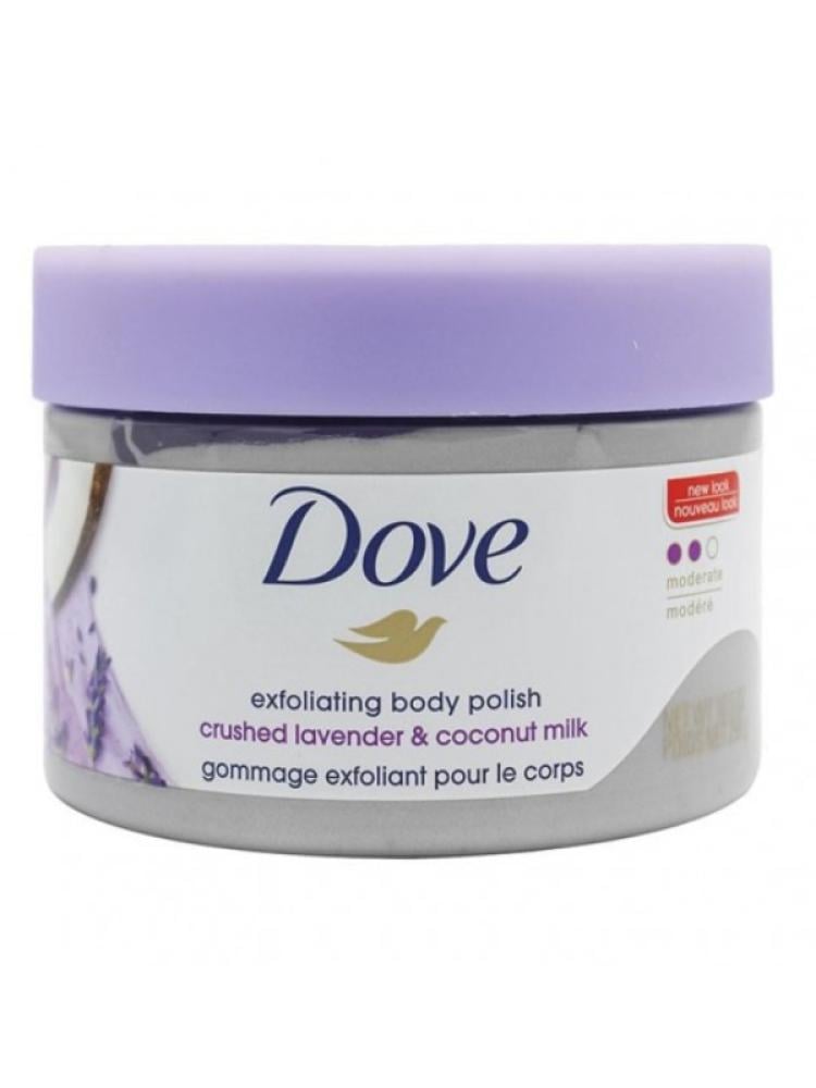 Dove Lavender & Coconut Milk Body Scrub 298g