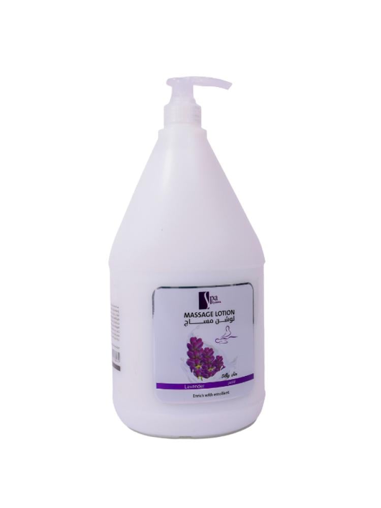 Spa System Lavender Massage Lotion with Lavender Oil - 1 Gallon
