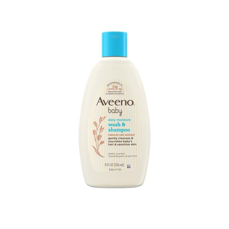 Aveeno Baby Wash & Shampoo with Natural Oat Extract, Tear-Free, 236ml