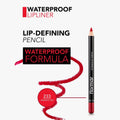 Flormar Waterproof Lip Liner 233 Dramatic Red Long-Lasting
