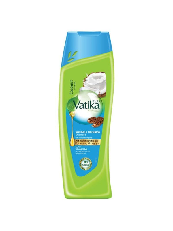 Vatika Hair Thickening & Volume Shampoo - Coconut, Castor - 400 ml