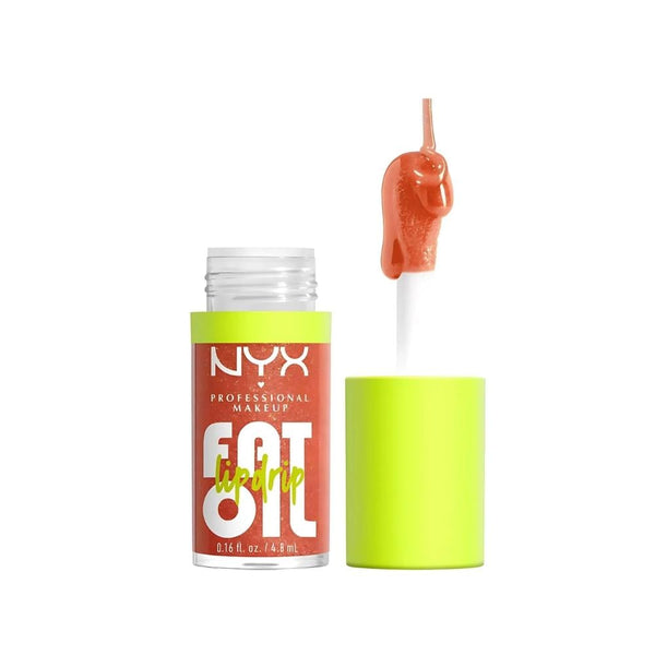 Nyx Fat Oil Drip Lip Gloss 06 Follow Back High-Shine Hydrating