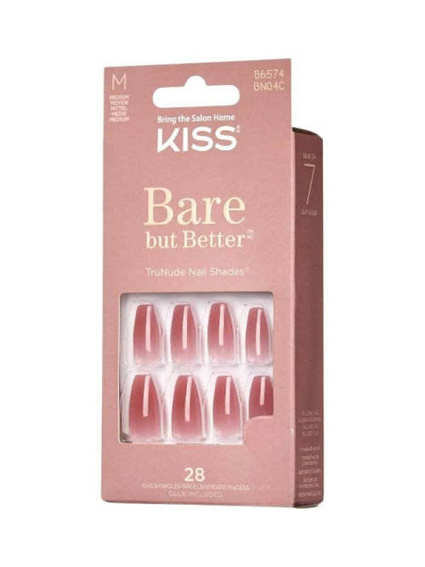 Kiss Bare but Better Coffin Nails 28pc - BN04C