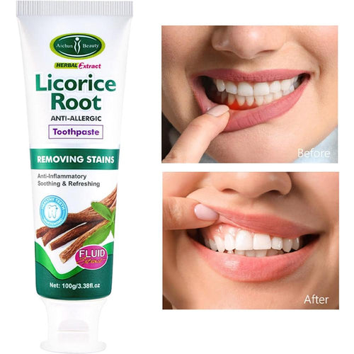 Best Tasting Fluoride Free Toothpaste Licorice Root Natural Aichun Beauty 100g