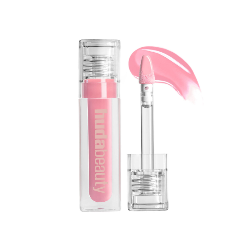 Huda Beauty Faux Filler Extra Shine Lip Gloss, UUU Baby, Lilac