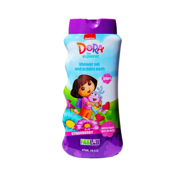 Bubble Shower Gel & Bubble Bath Extra Foam Soft on Skin Dora Nickelodeon 475ml