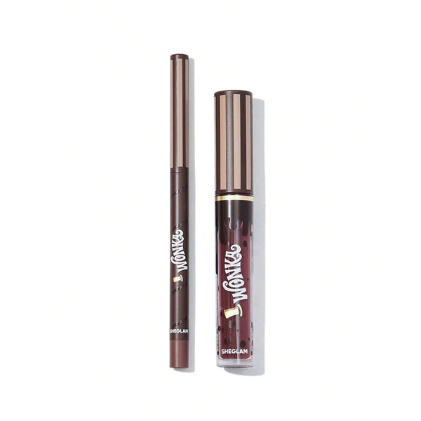 Lip Liner Lipstick Duo Hot Fudge Matte Gloss Sheglam