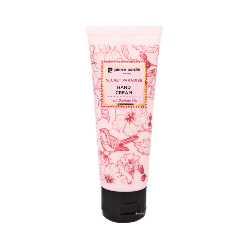 Pierre Cardin Hand Cream, Vitamin E and Baobab Oil, 75ml