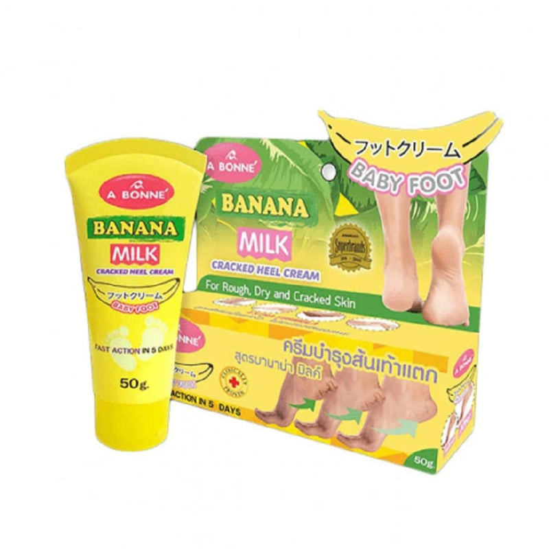 Banana Milk Heel Rescue Foot Cream Moisturising A Bonne 50g