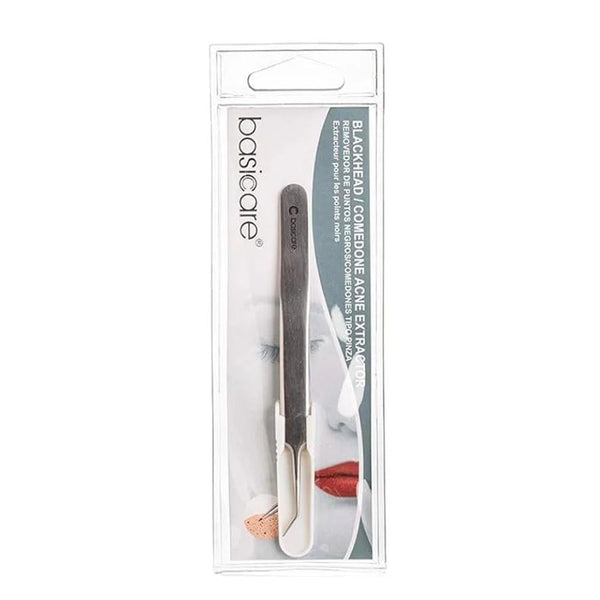 Basic Care Blackhead Remover Tool 1871 - Stainless Steel Facial Extractor