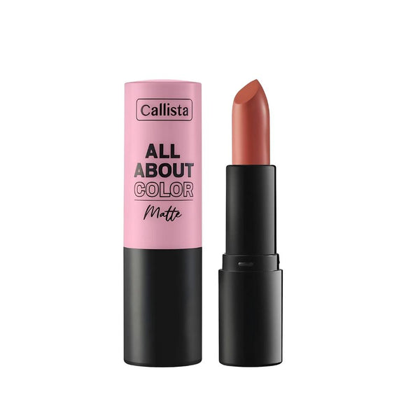 Calista All About Matte Creamy Rouge Lipstick, Vitamin E, Macadamia Oil, Shade 502 My Empire
