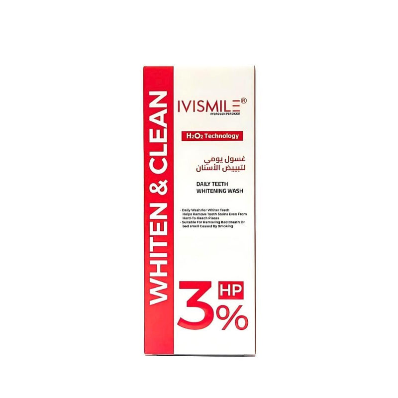 Ivismile Daily Whitening Mouthwash with 3% Hydrogen Peroxide - 200ml