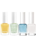 Pastel Summer Time Nail Polish Set - Vegan, Paraben-Free - 4 x 13ml