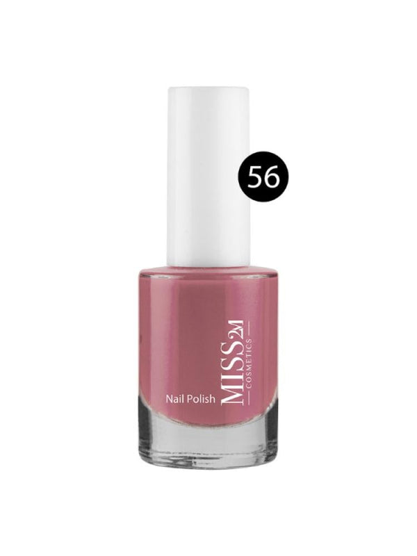 Miss 2M Nail Polish Shade 56 - High Gloss, Long-Lasting, 12ml