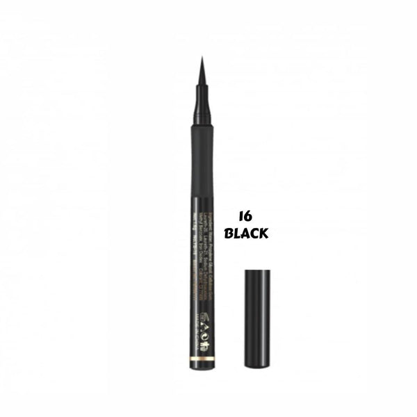 Yolande Beauty Waterproof Liquid Eyeliner Pen, Matte Finish, No. 16 Black