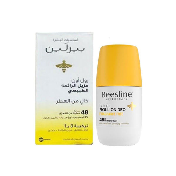 Deodorant Aluminum Free Fragrance Free Roll-On Beesline 50ml