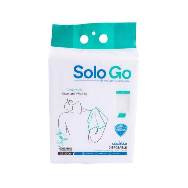 Disposable Dish Wipes 20x20cm 180-Pack Solo Go