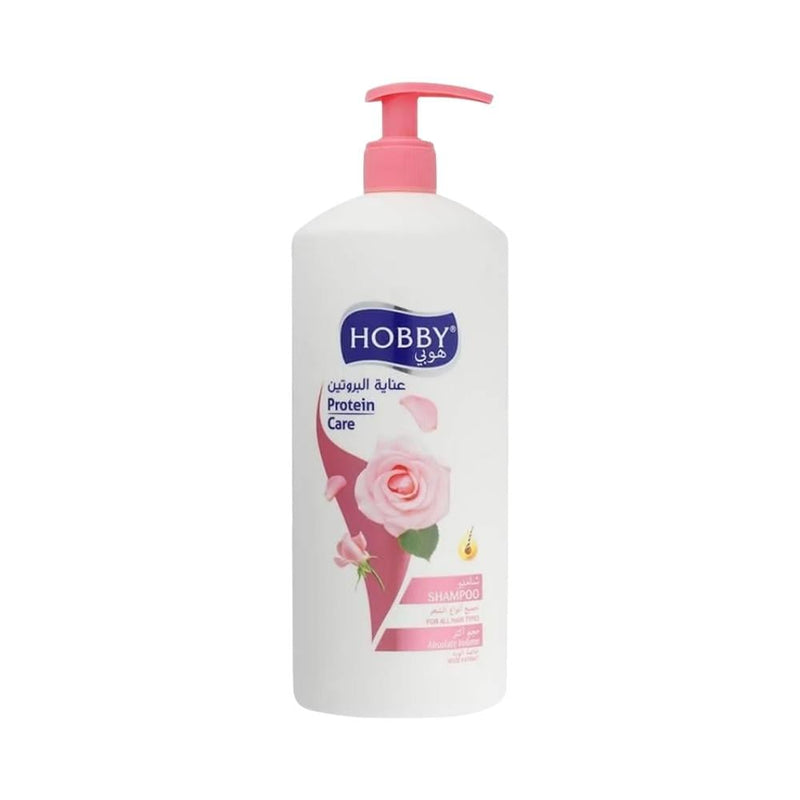 Hobby Protein Care Shampoo, Rose Extract, Moisturizing, 1000 ml
